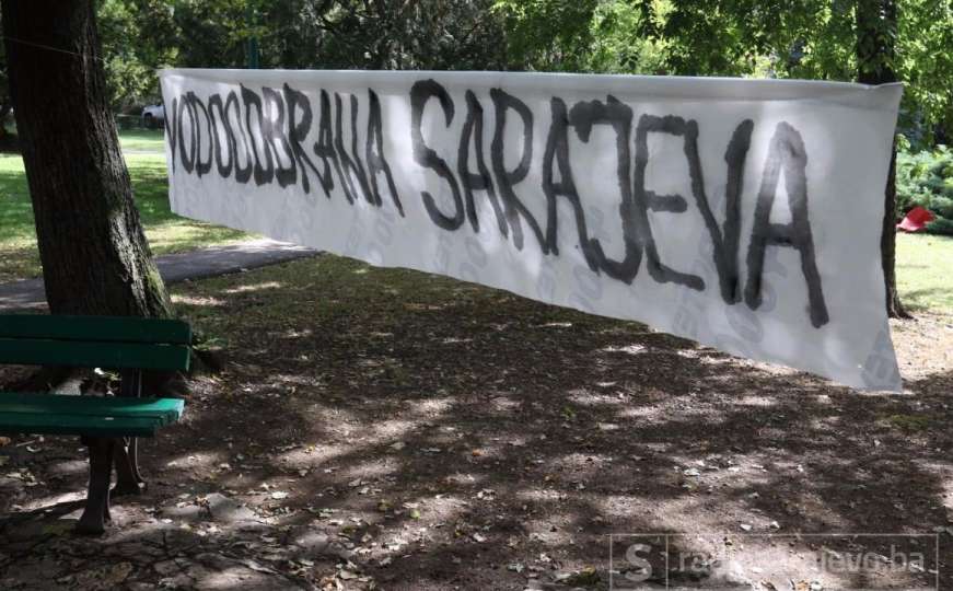 Vodoodbrana Sarajeva poziva na proteste za vodu ispred Vlade KS-a